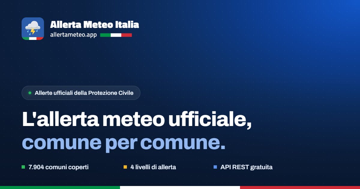 Photo: allertameteo.app Allerta Meteo Italia - allerte ufficiali Protezione Civile